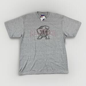 Champion Maryland Terrapins T Shirt Mens XL Grey NWT College Football Basketball